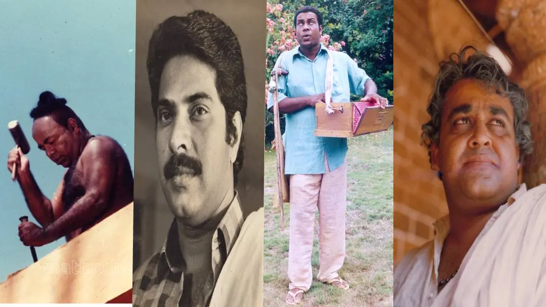 തിലകൻ,മമ്മൂട്ടി,കലാഭവൻ മണി,മോഹൻലാൽ | photo: comyan