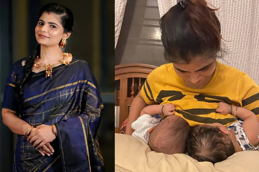 'ഓരോ അമ്മയുടേയും യാത്ര വ്യത്യസ്തവും മനോഹരവുമാണ്', മക്കളെ മുലയൂട്ടുന്ന ചിത്രം പങ്കുവെച്ച് ചിന്മയി
