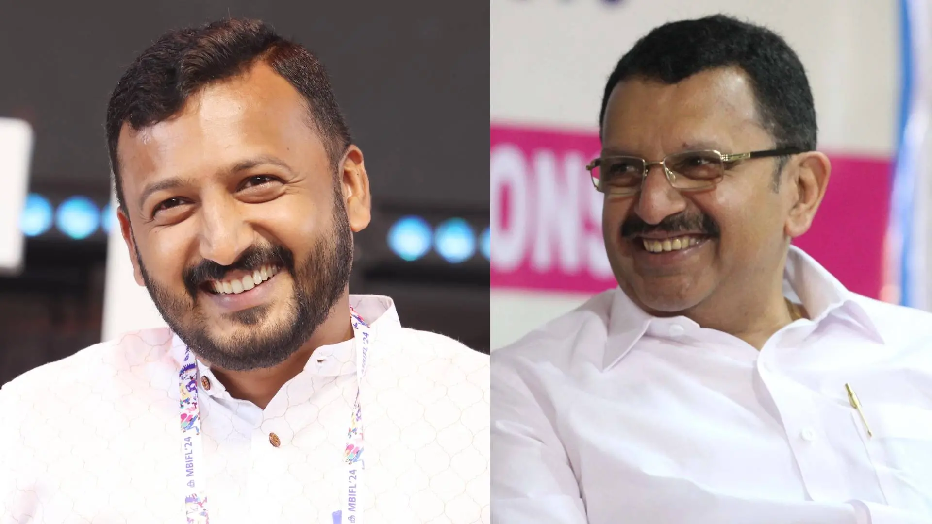 രാഹുൽ മാങ്കൂട്ടത്തിൽ, കെ. മുരളീധരൻ | Photo: മാതൃഭൂമി