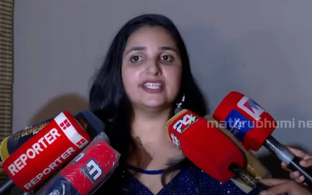 റിനി ആന് ജോര്ജ് | Photo: Screen grab/ Mathrubhumi News