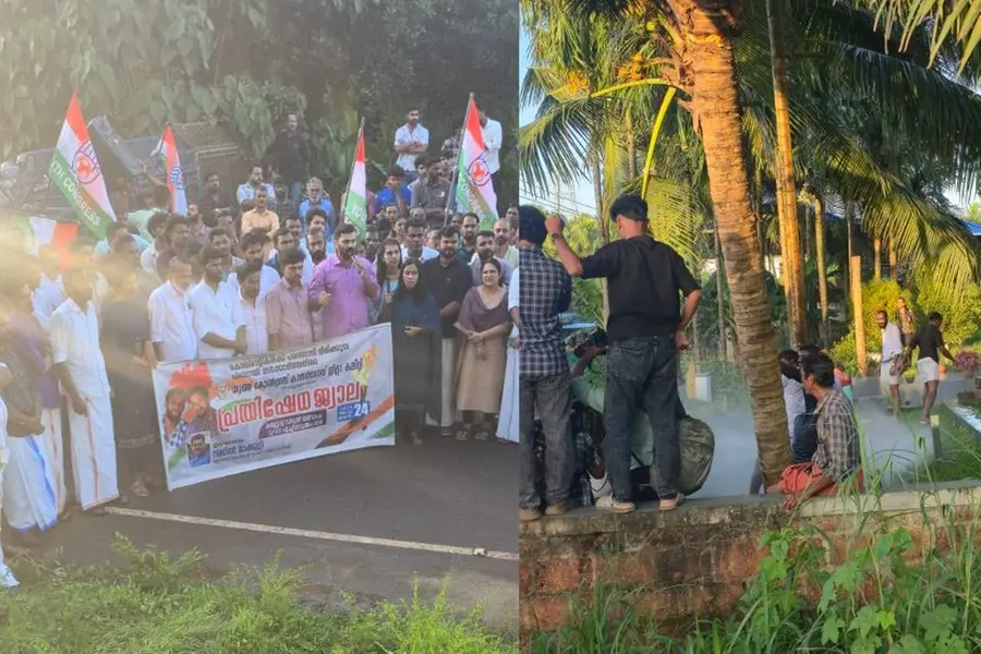പെരിയ ഇരട്ടക്കൊലക്കേസ് പ്രതികൾക്ക് പരോൾ: പ്രതിഷേധ മാർച്ചുമായി യൂത്ത്കോൺഗ്രസ്, ജലപീരങ്കി