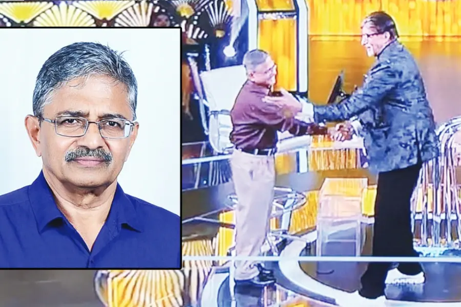 12 ചോദ്യം, ബച്ചനിൽ നിന്ന് നേടിയത് അഞ്ചുലക്ഷം രൂപ; കോടിപതിയിലെ ഹോട്ട് സീറ്റിലെത്തി ഒറ്റപ്പാലം സ്വദേശി