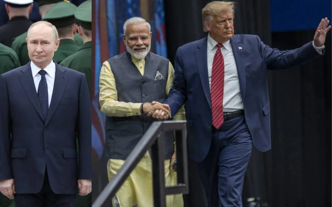 പുതിന്‍, നരേന്ദ്ര മോദി, ഡൊണാള്‍ഡ് ട്രംപ് (ഫയല്‍ ചിത്രങ്ങള്‍) | gettyimages.in/