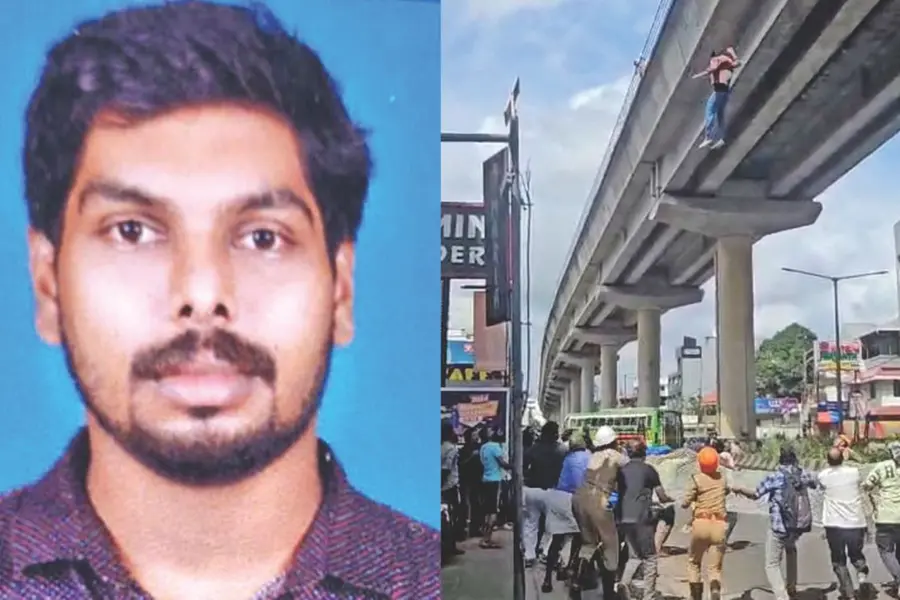 വലപിടിച്ചെങ്കിലും രക്ഷിക്കാനായില്ല; മെട്രോ പാളയത്തിൽനിന്ന് യുവാവ് ചാടിയ സംഭവത്തിൽ ഉന്നതതല അന്വേഷണം
