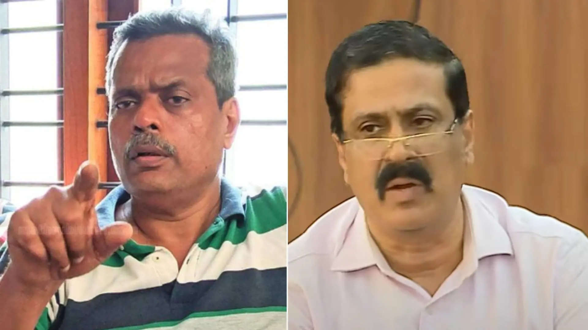 ഡോ. ഹാരിസ് ചിറക്കൽ, തിരുവനന്തപുരം മെഡിക്കൽ കോളേജ് പ്രിൻസിപ്പൽ പി.കെ. ജബാർ | Photo: Screengrab/ Mathrubhumi News