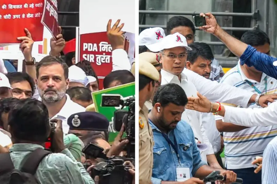 പ്രതിഷേധ മാർച്ച് തടഞ്ഞ് പോലീസ്; രാഹുൽഗാന്ധി അടക്കമുള്ള എംപിമാരെ അറസ്റ്റ് ചെയ്തു