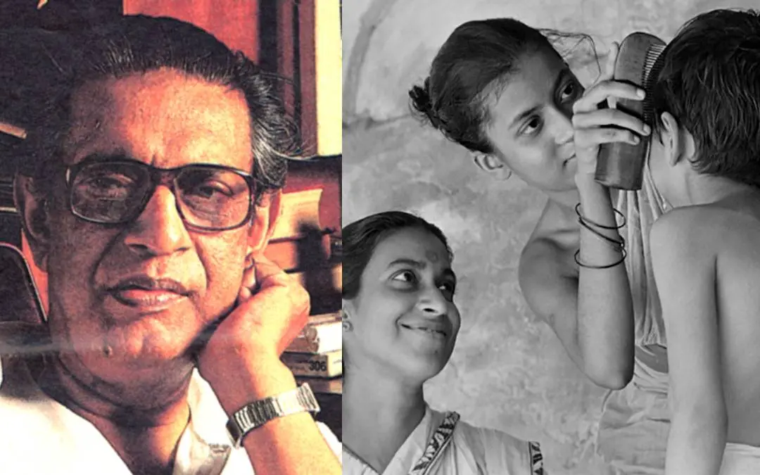 സത്യജിത്ത് റേ, പഥേര് പാഞ്ചാലിയിലെ ഒരു രംഗം | Photos: satyajitray.org/