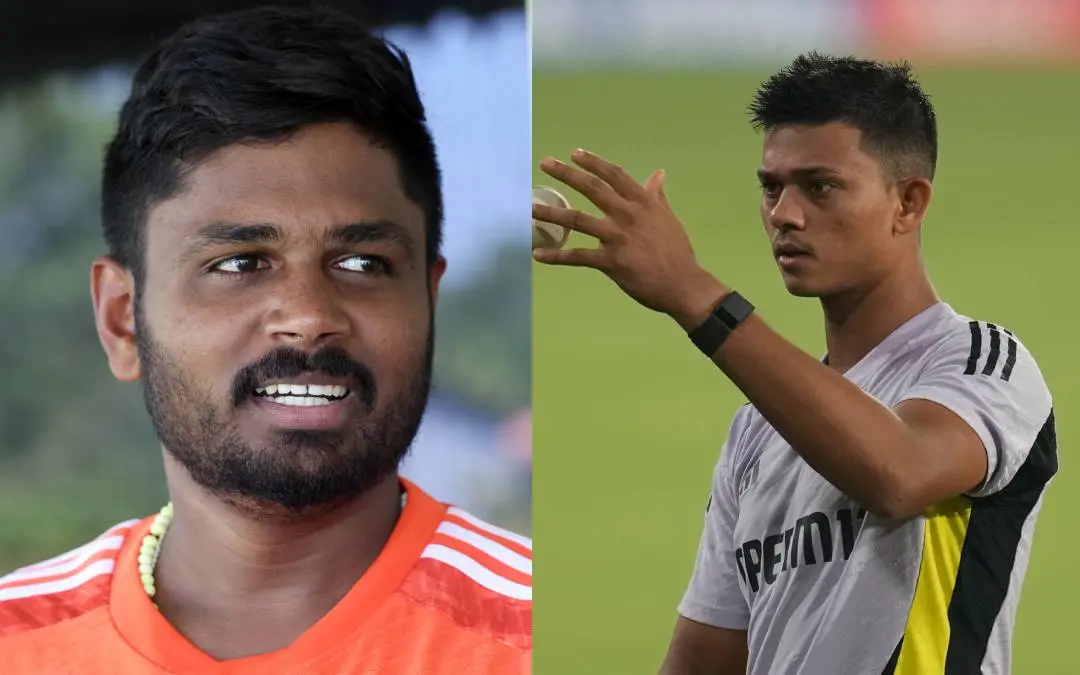 സഞ്ജു സാംസൺ, യശസ്വി ജയ്സ്വാൾ | Photo - AP