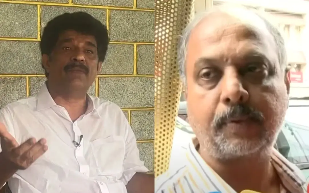 സജി നന്ത്യാട്ട്, അനില് തോമസ് | Photo: Screen grab/ Mathrubhumi News
