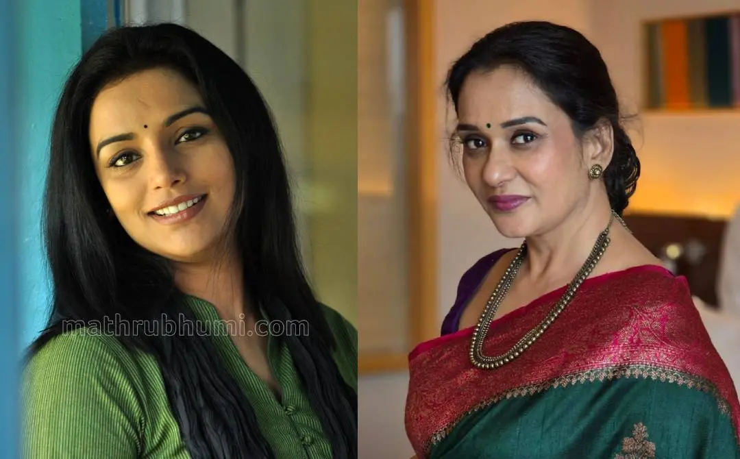 ശ്വേതാ മേനോൻ, മാലാ പാർവതി | ഫോട്ടോ: മാതൃഭൂമി, Facebook