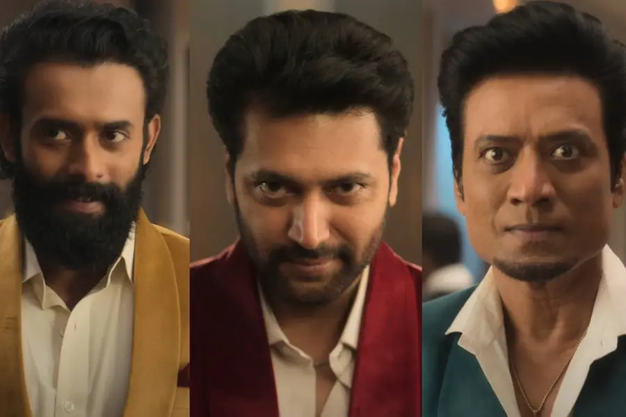 ഇവർക്ക് ഭാര്യമാരറിയാത്ത മറ്റൊരു മുഖമുണ്ട്; രവി മോഹനൊപ്പം അർജുൻ അശോകനും SJ സൂര്യയും, ബ്രോകോഡ് പ്രൊമോ