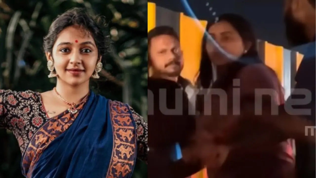 ലക്ഷ്മി മേനോൻ | Image: @lakshmimenon967 instagram | ലക്ഷ്മി മേനോനും കൂട്ടാളികളും ആക്രമിക്കുന്നു എന്ന പേരിൽ പ്രചരിക്കുന്ന ദൃശ്യത്തിൽനിന്ന് (Image: mbtv screengrab)