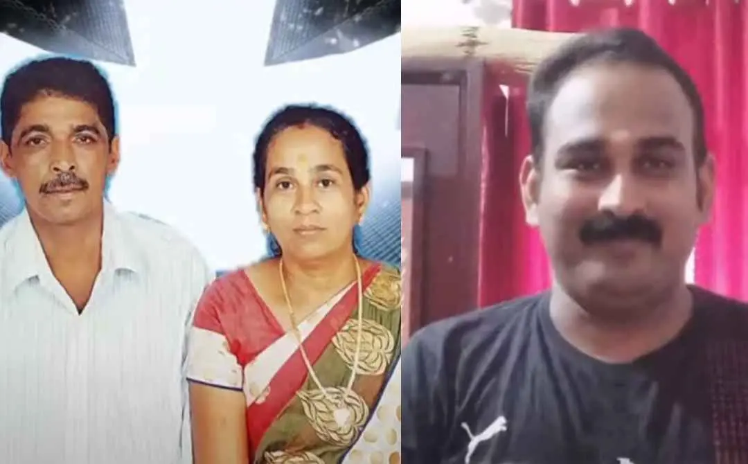 മരിച്ച ഗോപി, ഇന്ദിര, രഞ്ജേഷ് | Screengrab: Mathrubhumi News