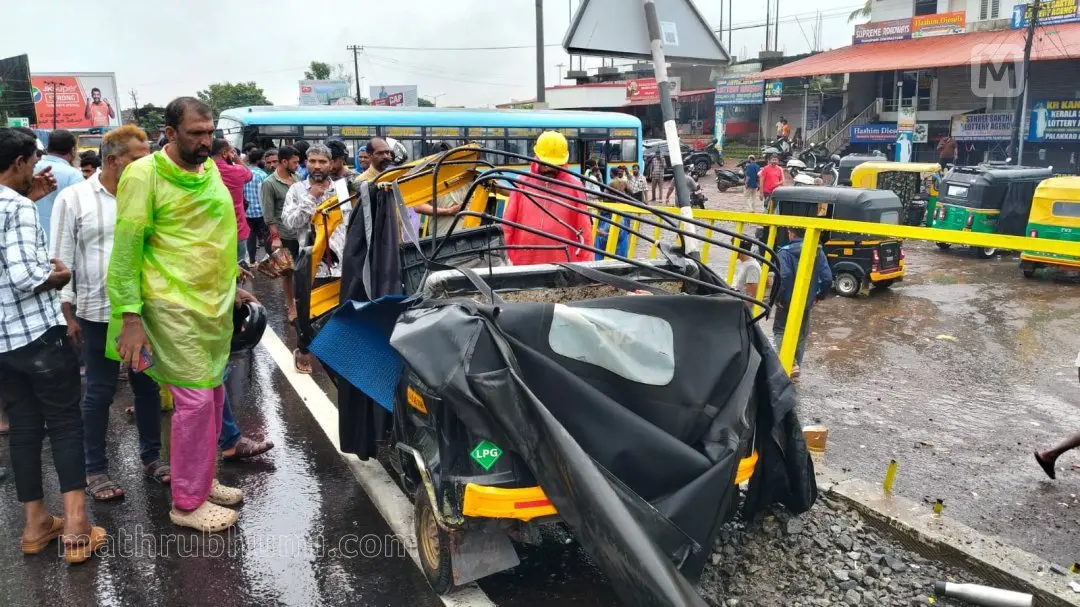 അപകടസ്ഥലത്തുനിന്നുള്ള ദൃശ്യം| Photo: രാമനാഥ് പെെ