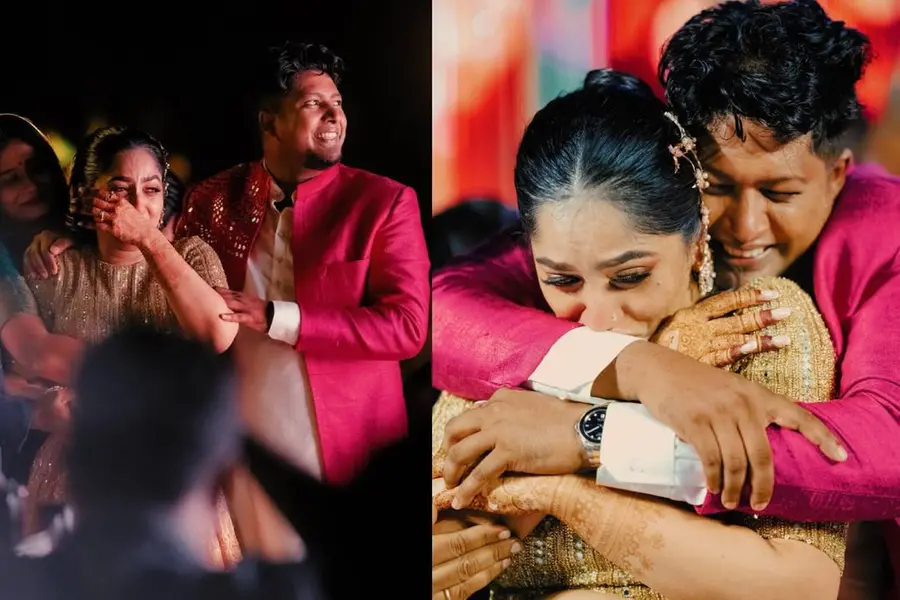 വിട്ടുപിരിഞ്ഞ അച്ഛന് അപ്രതീക്ഷിതമായി സ്ക്രീനില്,കരച്ചിലിടക്കാനാകാതെ ആര്യ; ആശ്വസിപ്പിച്ച് സിബിന്