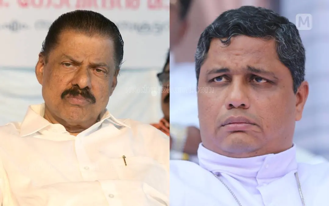 എം.വി. ഗോവിന്ദൻ, മാർ ജോസഫ് പാംപ്ലാനി | Photo: Mathrubhumi
