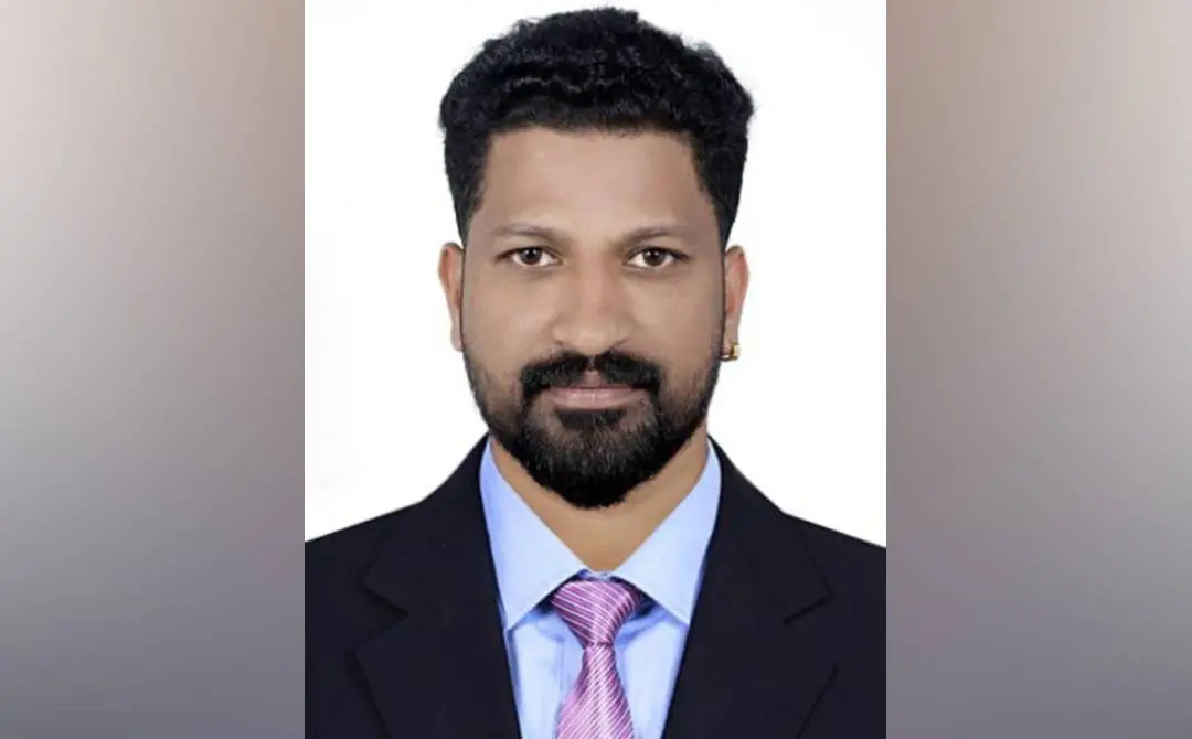 ഒമാനിൽ അന്തരിച്ച തൃശ്ശൂർ സ്വദേശി വിപിൻ | ഫോട്ടോ: അറേഞ്ച്ഡ്