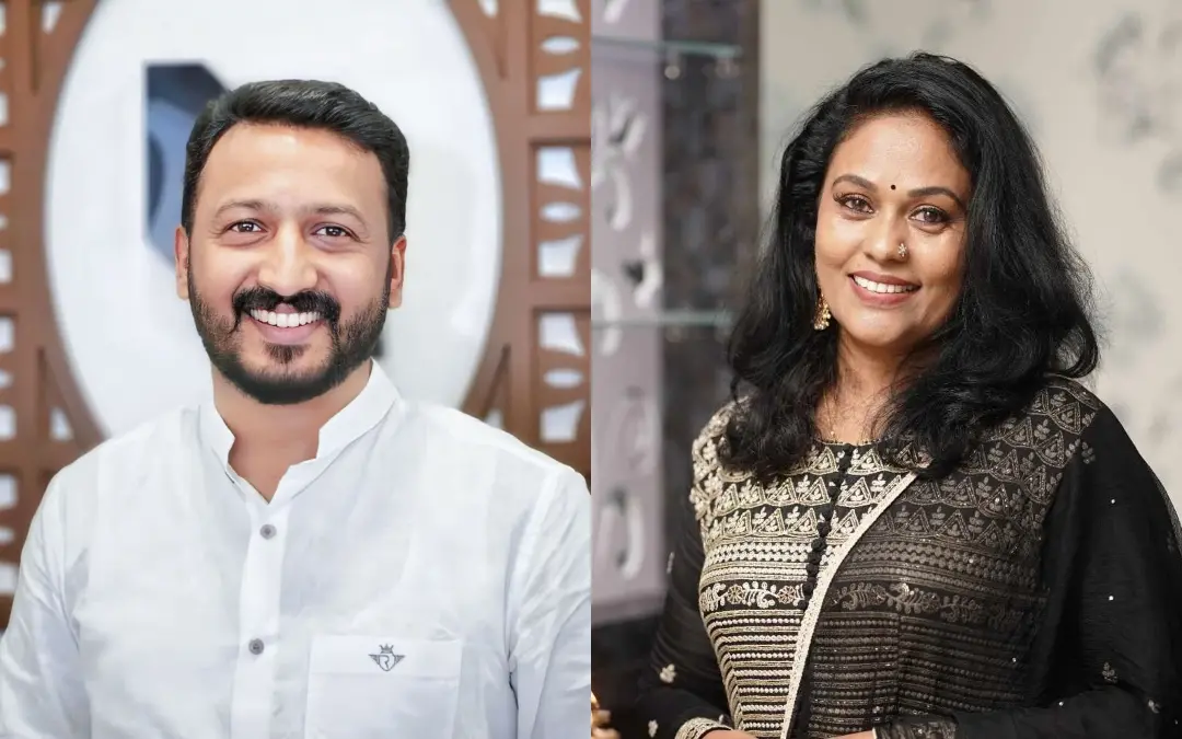 രാഹുല്‍ മാങ്കൂട്ടത്തില്‍, സീമ ജി. നായര്‍ | Photo: Facebook/ Seema G Nair