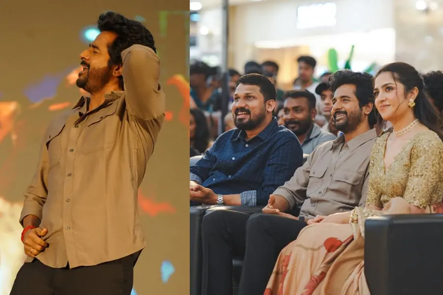 'ഹോയ് മമ്മൂട്ടി' ഡയലോഗ് പറഞ്ഞ് ശിവകാർത്തികേയൻ; കൊച്ചിയെ ഇളക്കിമിറിച്ച് 'മദ്രാസി' പ്രീ ലോഞ്ച് ഇവന്റ്