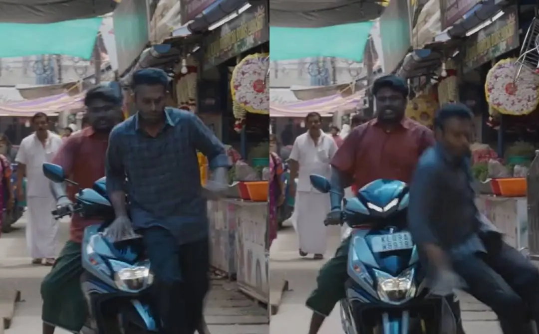 തലവര ചിത്രീകരണത്തിനിടെയുണ്ടായ അപകടം. അണിയറപ്രവർത്തകർ പുറത്തുവിട്ട വീഡിയോയിൽനിന്ന് | സ്ക്രീൻഗ്രാബ്