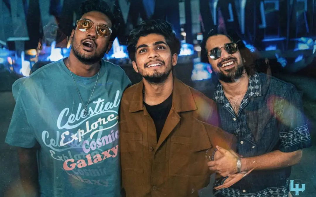 പോസ്റ്ററിൽ ചന്തു, നസ്ലെൻ, അരുണ് കുര്യന് എന്നിവര്.