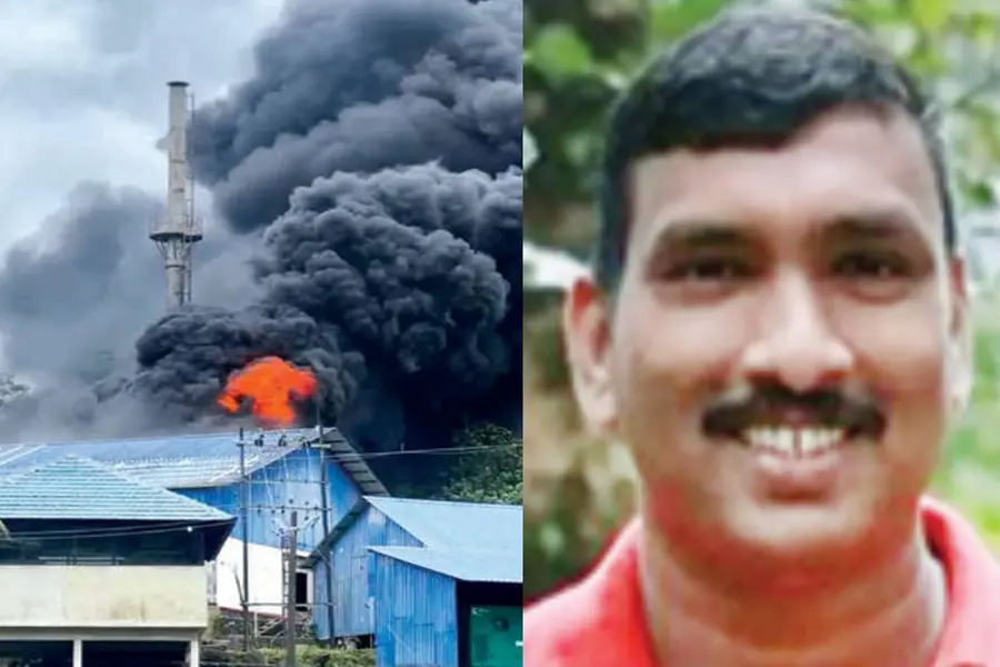 മത്സ്യഫാക്ടറിയില് തീപ്പിടിത്തം; അണച്ചത് കക്കാടംപൊയിലില് ടൂറിസ്റ്റായി എത്തിയ ഫയര്മാന്