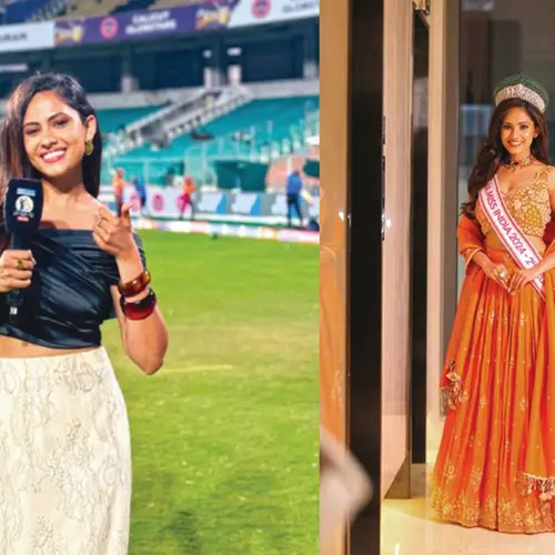 ‘കളിപറഞ്ഞ്’ മിസ് ഇന്ത്യ, കെസിഎലിൽ ആയുഷി ധൊലാക്കിയയുടെ കമന്ററി കണ്ടത് ലക്ഷക്കണക്കിന് പേർ