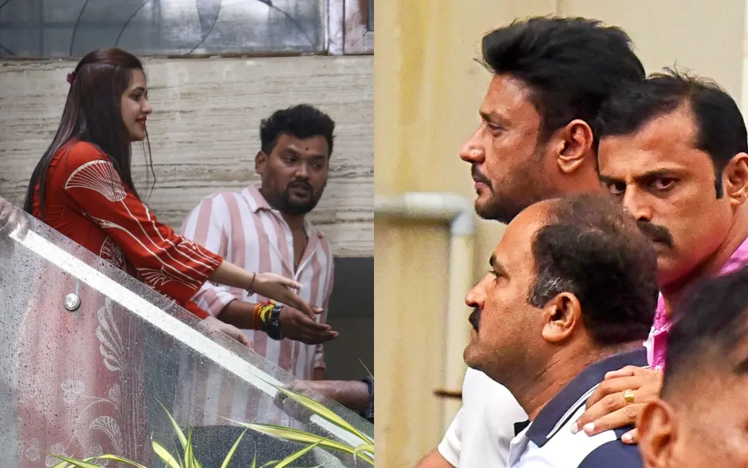 പവിത്ര ഗൗഡ, ദര്ശന് | Photo: PTI