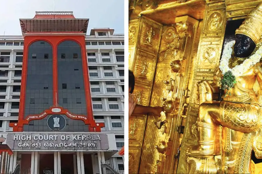 ശബരിമല സ്വര്‍ണപ്പാളിയിലെ തൂക്കക്കുറവ്; അന്വേഷണത്തിന് ഹൈക്കോടതി ഉത്തരവ്