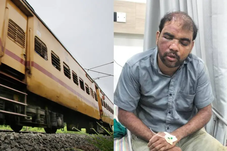 TTE ടിക്കറ്റ് ചോദിച്ചു; പിന്നാലെ കച്ചവടക്കാരൻ ട്രെയിനിനുള്ളിലൂടെ ഓടി, ശേഷം പുറത്തേക്ക് ചാടി,പരിക്ക്