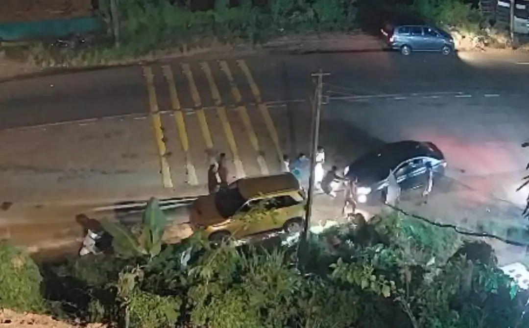 സംഭവത്തിന്റെ സിസിടിവി ദൃശ്യം