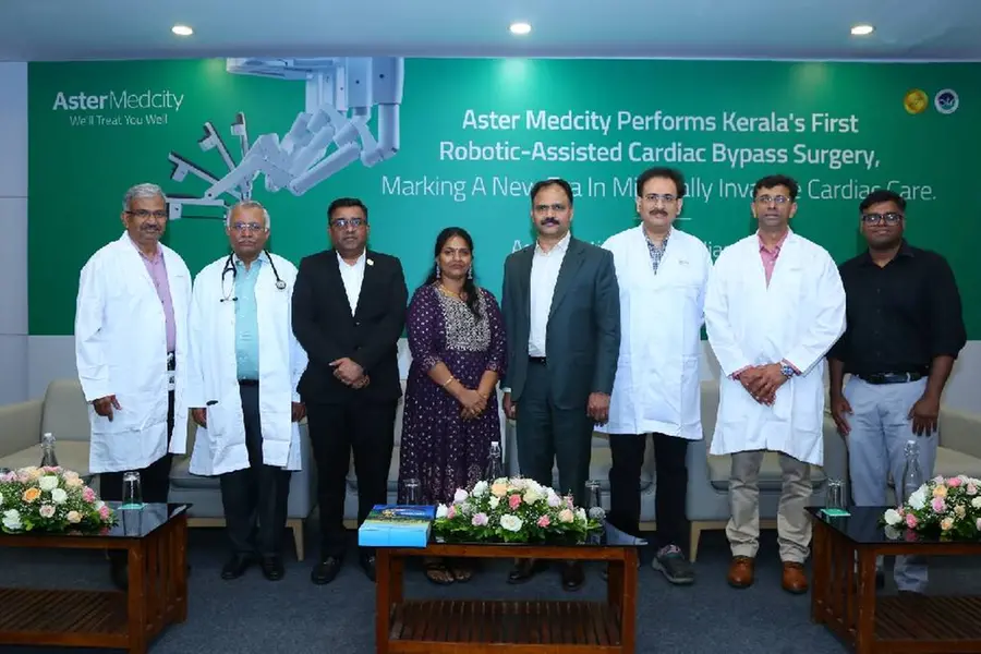 റോബോട്ടിക്-അസിസ്റ്റഡ് ഹൃദയ ശസ്ത്രക്രിയ വിജയകരമായി പൂർത്തിയാക്കി ആസ്റ്റർ മെഡ്സിറ്റി
