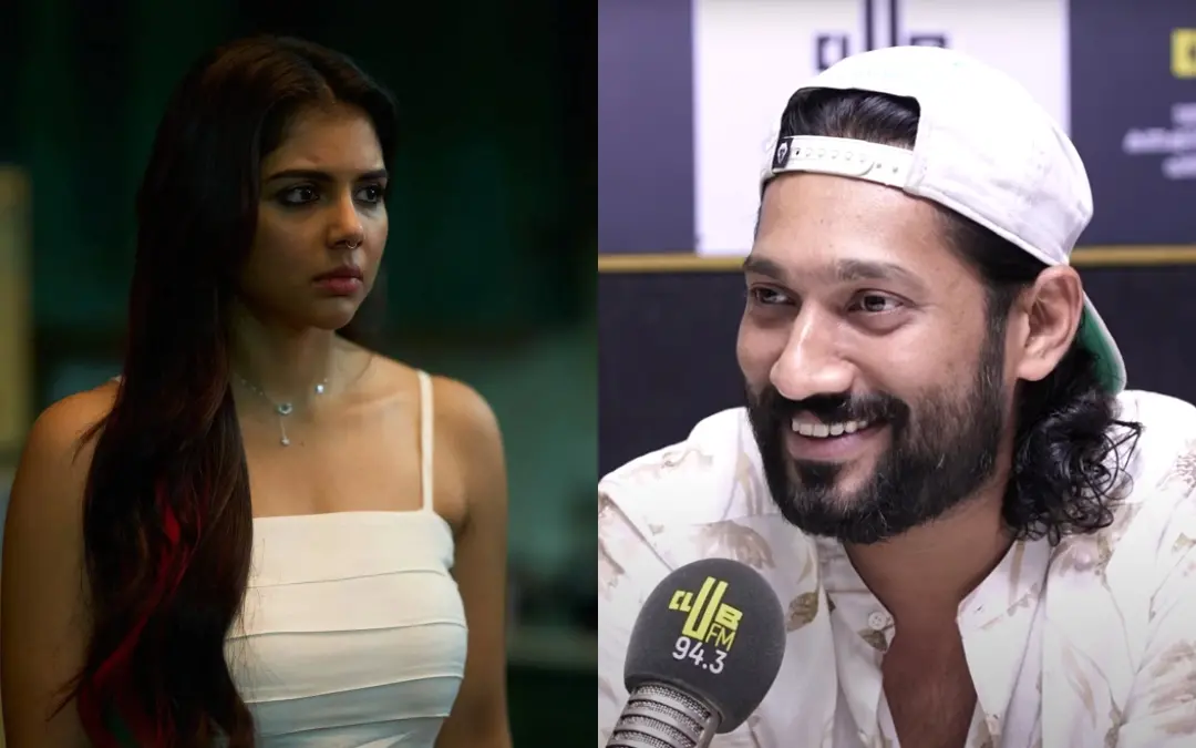 കല്യാണി പ്രിയദര്ശന്, ഡൊമിനിക് അരുണ് | Photo: Facebook/ Wayfarer Films, Screen grab/ YouTube: Club FM