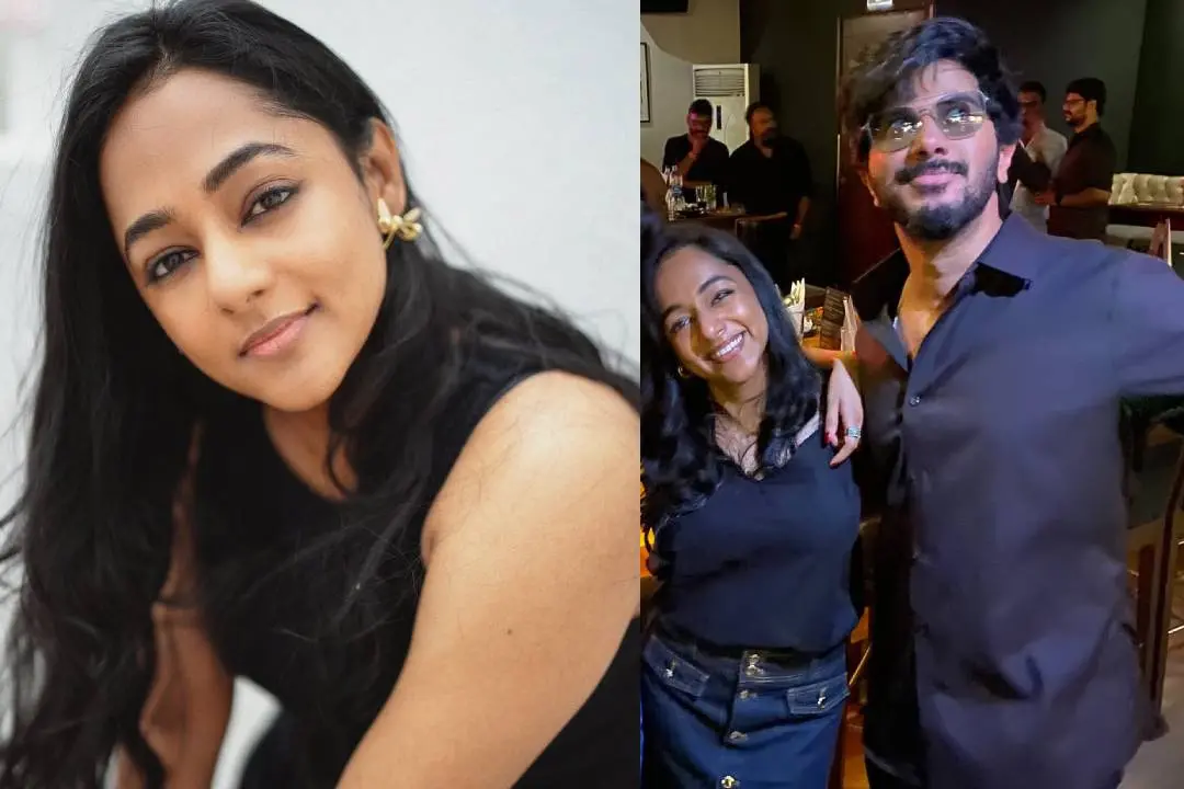 ശാന്തി ബാലചന്ദ്രന്/ ശാന്തി ബാലചന്ദ്രന് ദുല്ഖര് സല്മാനൊപ്പം| Photo: nithish ayyod/ instagram/ santhy balachandran