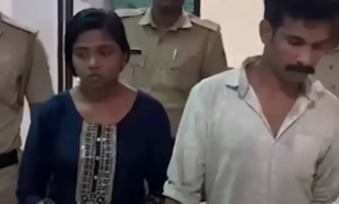അറസ്റ്റിലായ ജയേഷും രശ്മിയും