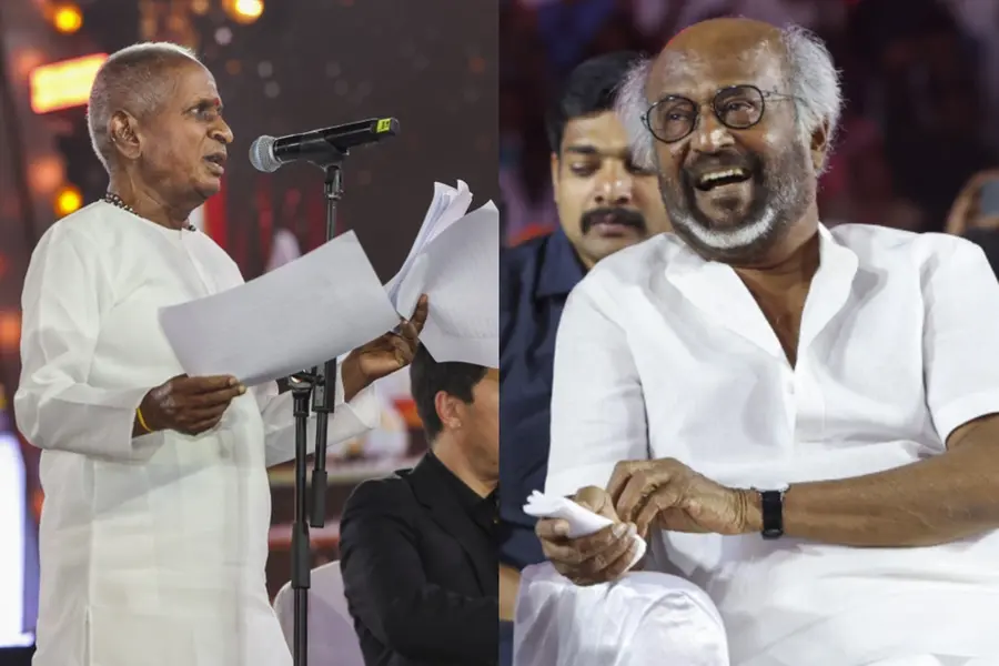 'അരക്കുപ്പി ബിയർ കുടിച്ച ഇളയരാജ രാവിലെ മൂന്നുവരെ ഡാൻസ് കളിച്ചു'; രസകരമായ ഓർമ പങ്കുവെച്ച് രജനീകാന്ത്