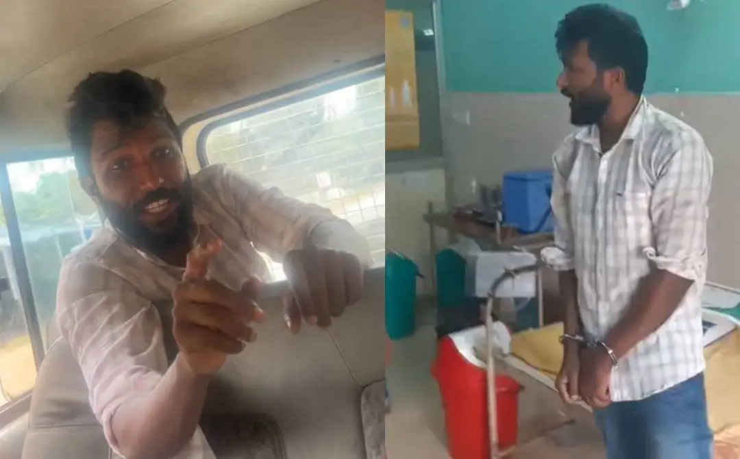 അറസ്റ്റിലായ സന്തോഷ് തങ്കച്ചന്