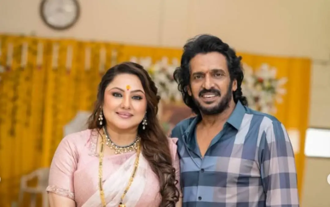 ഉപേന്ദ്ര റാവു, ഭാര്യ പ്രിയങ്ക ഉപേന്ദ്ര.|Photo credit: priyanka_upendra/instagram