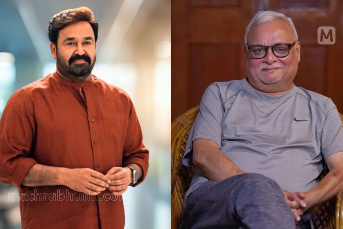Mohanlal; M V Shreyams Kumar | Photo: Mathrubhumi