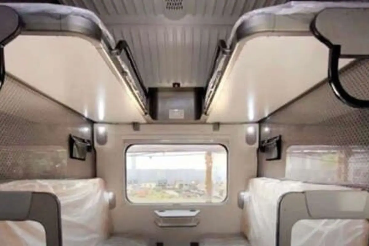 A view of Vande Bharat Sleeper Express coach