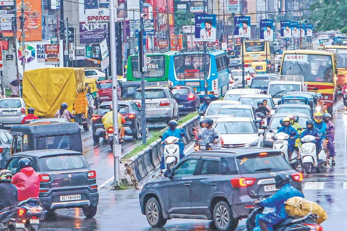 Mavoor Road in Kozhikode. Photo: MBI