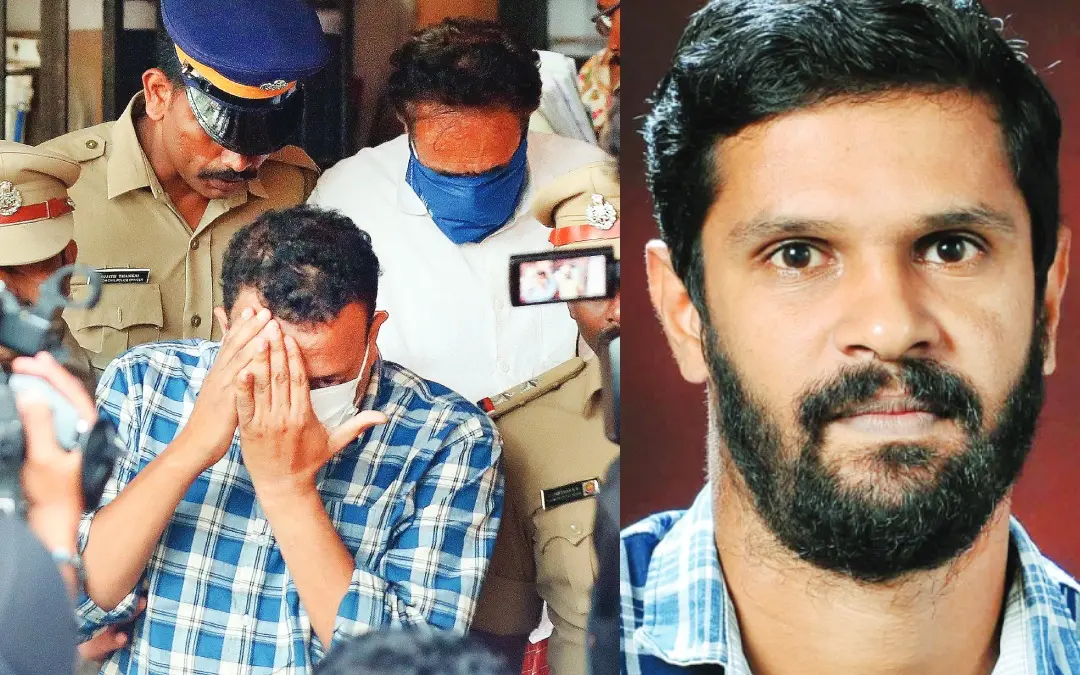 ബേക്കല് എഇഒ സൈനുദ്ദീന്, റംസാന് എന്നിവരെ ഹൊസ്ദുര്ഗ് കോടതിയില് കൊണ്ടുവന്നപ്പോള്, മറ്റൊരു പ്രതി സുകേഷ് | Photo: special arrangement
