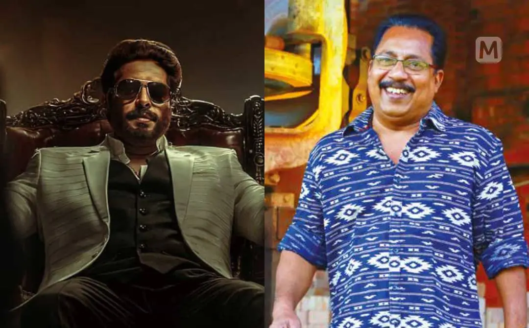 സാമ്രാജ്യം എന്ന ചിത്രത്തിന്റെ പോസ്റ്റർ, സംവിധായകൻ ജോമോൻ | ഫോട്ടോ: അറേഞ്ച്ഡ്, വി.പി. പ്രവീൺകുമാർ \ മാതൃഭൂമി