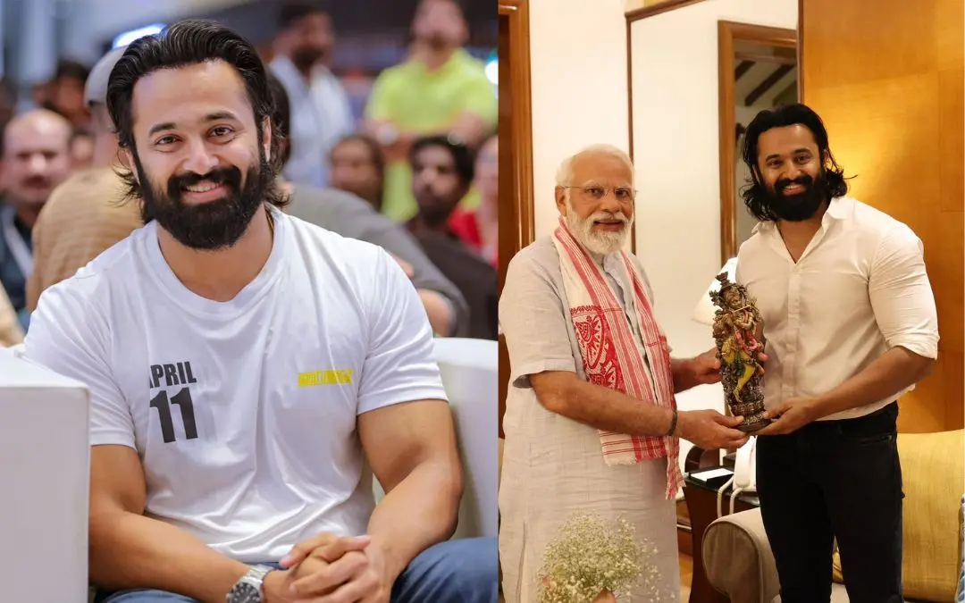ഉണ്ണി മുകുന്ദൻ, പ്രധാനമന്ത്രി നരേന്ദ്ര മോദിക്കൊപ്പം ഉണ്ണി മുകുന്ദൻ | ഫോട്ടോ: www.facebook.com/IamUnniMukundan