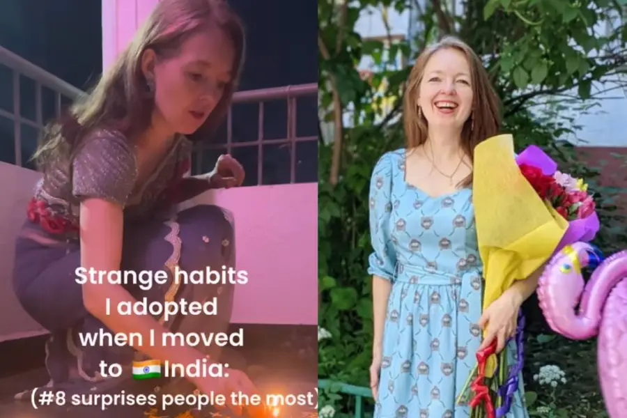 ഇന്ത്യയില് നിന്നും സ്വീകരിച്ച ജീവിതത്തിലെ പതിനൊന്ന് ശീലങ്ങൾ; റഷ്യന് യുവതിയുടെ വീഡിയോ വൈറല്
