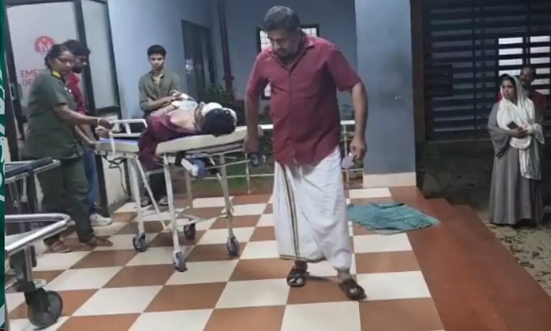 പരിക്കേറ്റ യുവാവ് ആശുപത്രിയിൽ