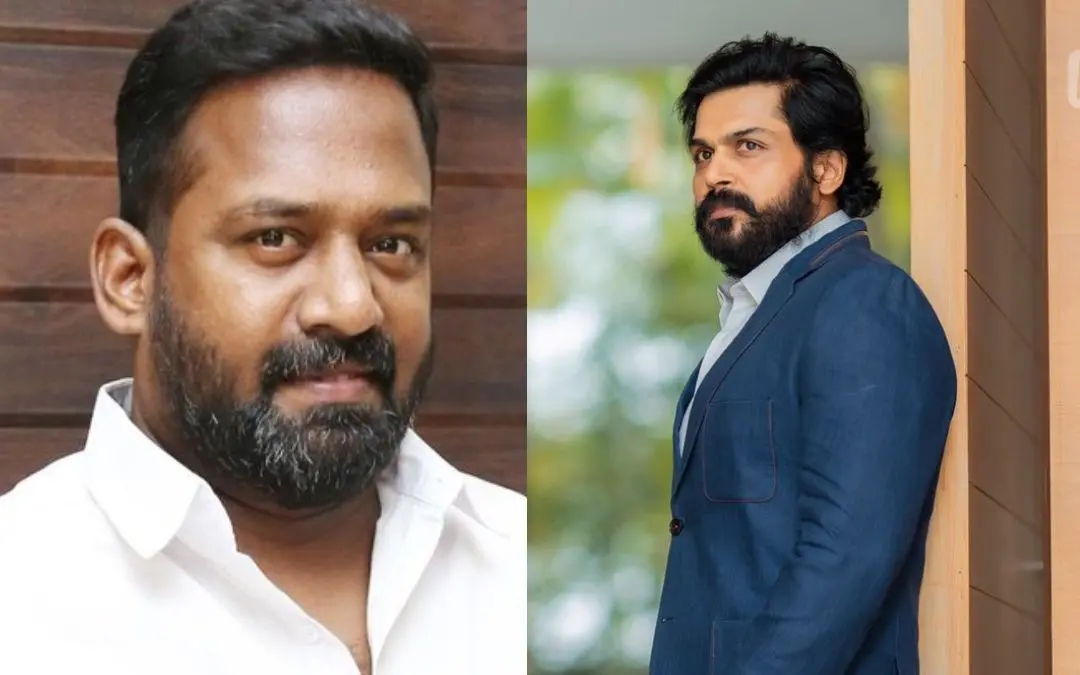 റോബോ ശങ്കർ, കാർത്തി | ഫോട്ടോ: X, Facebook