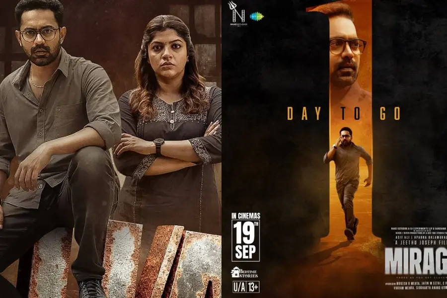 ആസിഫ് അലി-അപര്ണ്ണ ബാലമുരളി എന്നിവരൊന്നിക്കുന്ന ജീത്തു ജോസഫ് ചിത്രം; 'മിറാഷ്' 19-ന്