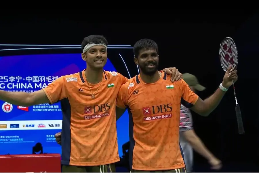 ചൈന മാസ്റ്റേഴ്സ്: സാത്വിക്-ചിരാഗ് സഖ്യം ഫൈനലിൽ