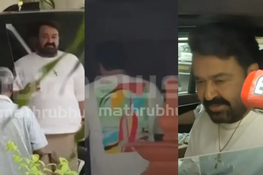 പുരസ്കാര നിറവില് മോഹന്ലാല് കേരളത്തില്; വീട്ടിലെത്തി അമ്മയെ കണ്ടു